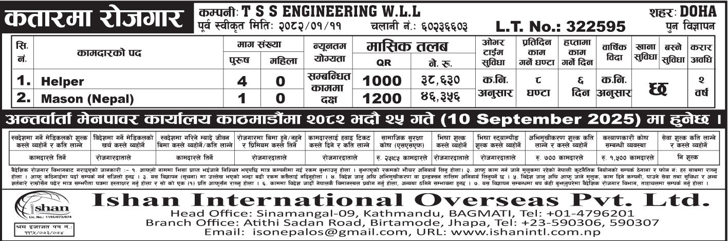 T S S Engineering W.L.L
